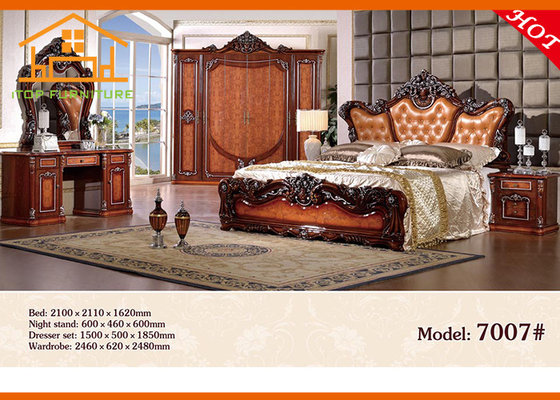 China luxury antique wooden bedroom furniture italian style bedroom furniture wholesale bedroom furniture supplier
