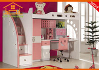 Pink Hot sale kids slide bed Pink Latest design European style bed car kids Pink New model castle bed kids
