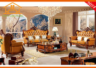 Royal furniture Italian classic sofa set antique french style furniture with sofa supplier Classic European hand carved