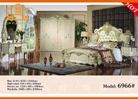 antique Royal luxury wood home fancy Top Class Wooden Slats Hot selling rococo China wholesale bedroom furniture set