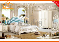 White color Hot selling wood antique Cheap price wholesale foldable Vintage french style Solid wood bedroom furniture