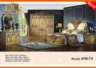 Latest design Imperial antique white Hand carved wooden heated elegant wall wardrobe bedroom furniture sets