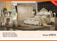 Residential interior design European style wooden carved hotel Eco friendly solid wood bedroom furniture in karachi