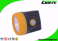 Rechargeable Cree Led Headlamp , 10000 Lux Cordless Mining Cap Lamp with Charging Indication Switch IP68