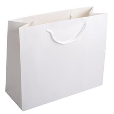 China Plain White Jewelry Packaging Bags Recyclable Material For Gift Storage supplier