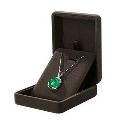 China Brown Printing Jewelry Velvet Box Elegant Design For Ring / Bangle Gift Storage supplier