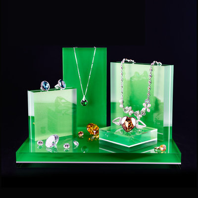 China Advertising Acrylic Jewelry Display , Luxury A3 A4 Clear Acrylic Jewelry Stand supplier