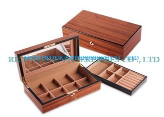 China wooden jewellry Boxes,Jewelry case,wood box supplier