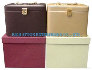 China leather collection box supplier