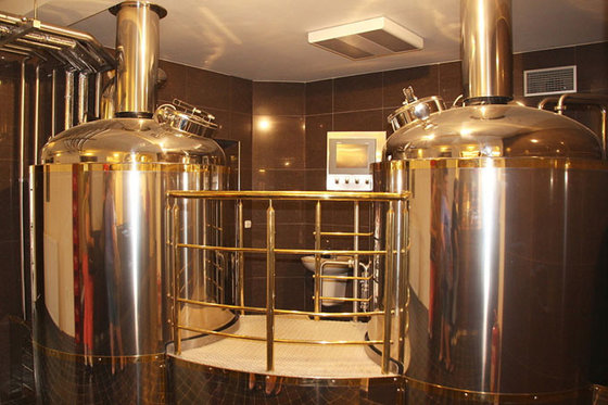 2000L stainless steel beer brewing equipment with steam heating
