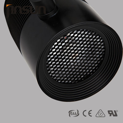 China 45W 3500 Lumens IP40 12 Degree Lens 3000K Wam White  Of Led Cob Track Light supplier