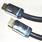 High Speed Braid round 4K HDMI Cable with Ethernet black / red mold 2.0 3D