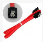 SATA 30 AWG Thin 0.5m/1m  flat SATA 3Gbps Data 7-Pin Cable with Latch