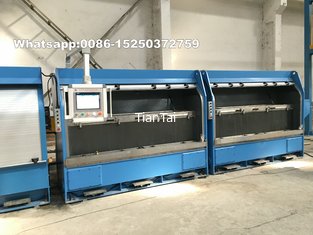 China Separate motor type non-slip type copper rod breakdown machine with annealing supplier