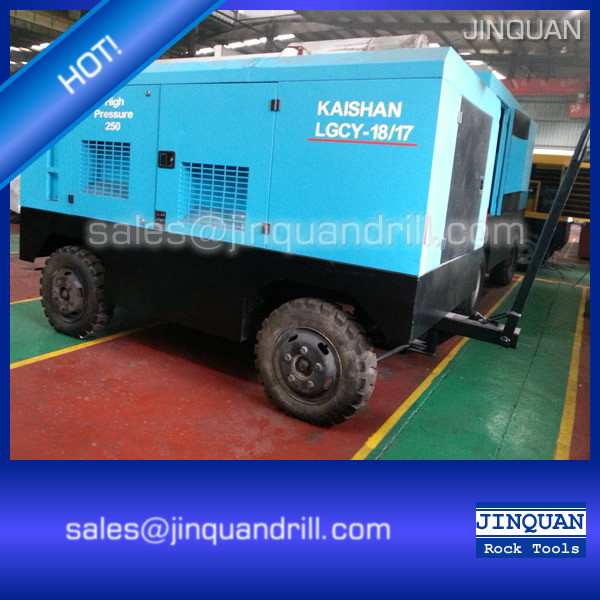 Kaishan China Diesel Screw Air Portable Compressor