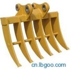 High quality Factory direct sale excavator Rake Excavator front end attachment