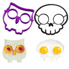 Skull Shaped 100% Food Grade Silicone Egg Ring Owl Shaped Egg Fried Ring