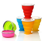 Best Selling Collapsibl Silicone Cup/Promotional Gift Food Grade Silicone Foldable Cup