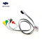 HP Digitrak XT holter 10-lead snap wires ,AHA TPU material patient cable for ecg machine supplier