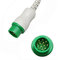 Fukuda  ECG Cable, 3 lead ecg electrode cable,5 lead ecg cable clip supplier