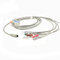 MEK M160246/M360697 3 lead ECG cable clip AHA standard 7pin ecg cable with leadwires for patient monitor supplier