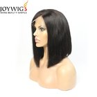 Raw virgin unprocessed human hair 100% human hair virgin peruvian hair bob lace front wig