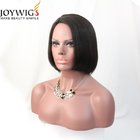 Pre plucked 8 inch bob wig human hair short bob lace front wig for black women
