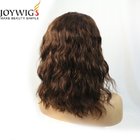 Wholesale price loose wave #4 indian human hair lace front wigs