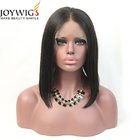 Large stock unprocessed bob brazilian human hair lace front wig