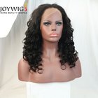 Unprocessed cuticle aligned hair burmese curly hair human hair lace front wig