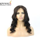 Large stock peruvian virgin hair 100% virgin human hair curly wigs