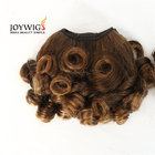 2017 new products from Qingdao 10A Grade Unprocessed Brazilian Virgin Human Hair brown Color Nigerian curly Hair Weft
