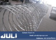sprial concertina galvanized razor wire with 65mm blade length