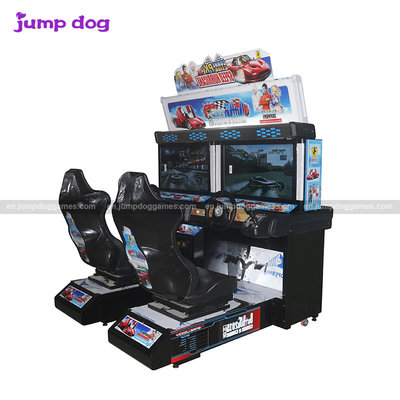 China Driving Simulator Two Player Outrun Racing Car Game Machine For Arcade Center supplier