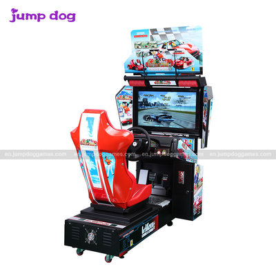 China Indoor Game Center 32 inch Speed Racing Outrun Car Simulator Racing Game Machine supplier