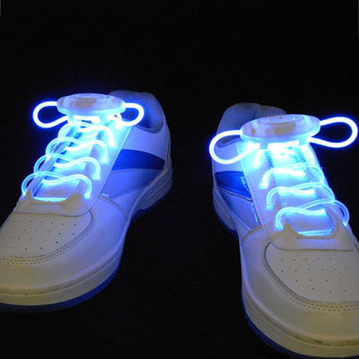 China Boys Girls Kids Flash Party Disco LED Shoelaces String Light supplier