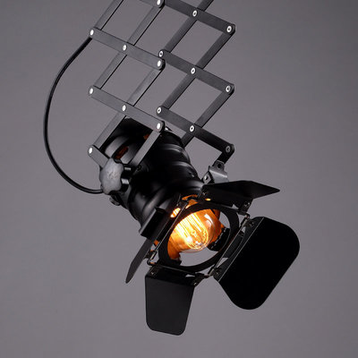 China Loft RH Rural Industrial Lift Clothing Personality Retro led Track Light with E27 Bulb supplier