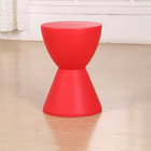 modern style colorful round plastic stool