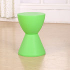 modern style colorful round plastic stool