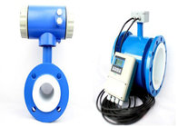 remote type sewage flow meter with PTFE lining flanged connection