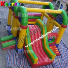 China Mix colourful combo,inflatable combo game,bouncer with slide obstacle KCB059 supplier