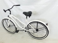 Cheap fashion style white color OEM steel frame  26" 2.125 beach cruiser for lady for sale