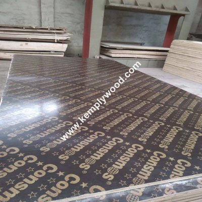 Factory direct sale in linyi one time hotpress black / brown /4x8ft 1250x2500 phenolic construction film faced plywood