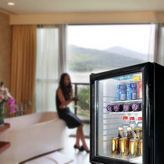 China Absorption de-forest Hotel Minibar 40 Litre upright mini beer cooler supplier