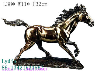 China Keep on Fighting Explained by The Running Horse Portrait in Special Resin supplier