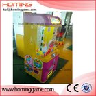 Coin operated crane claw machine/candy vending prize game machine/2016 hottest indoor products(hui@hominggame.com)