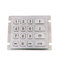 Chinese manufacture 4X4 matrix stainless steel blue led keyboard with pin out connector supplier