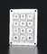 Factory supply 3X4 matrix higher quality aluminum keypad piezo keypad with 12 flat keys supplier