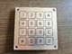 Factory supply IP68 aluminum metal piezo keypad with 16 flat keys supplier