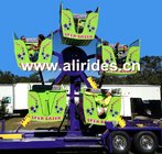 Mini fairground rides ferris wheel with trailer mounted carnival rides for sale